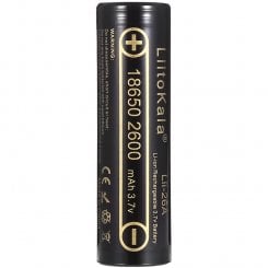 Аккумулятор LiitoKala 18650 Li-Ion 2600mAh 1 шт. (Lii-26A)