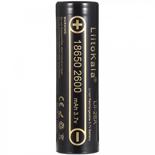 Аккумулятор LiitoKala 18650 Li-Ion 2600mAh 1 шт. (Lii-26A) купить в Украине | Telemart фото