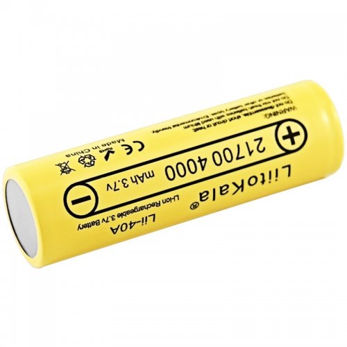Аккумулятор LiitoKala 21700 Li-Ion 4000mAh 1 шт. (Lii-40A) купить в Украине | Telemart фото
