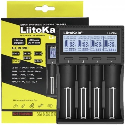 Зарядное устройство LiitoKala Lii-CH4 купить в Украине | Telemart фото