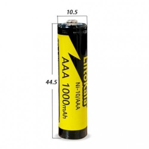 Аккумуляторы LiitoKala AAA Ni-MH 1000mAh 5 шт. (Ni-10/AAA-5B) купить в Украине | Telemart фото
