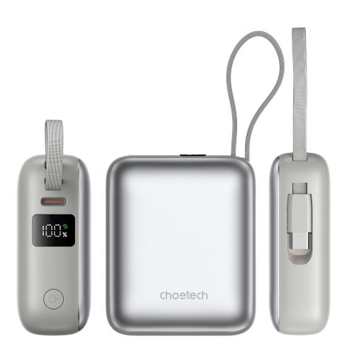 Powerbank Choetech B832 10000mAh 35W (B832-SL) Silver купить в Украине | Telemart фото