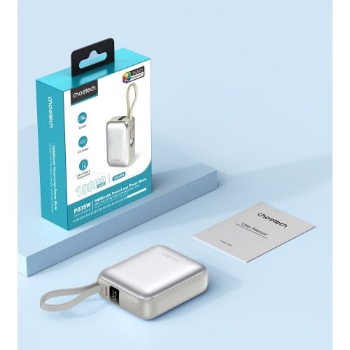 Powerbank Choetech B832 10000mAh 35W (B832-SL) Silver купить в Украине | Telemart фото