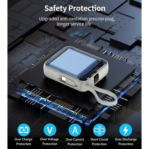Powerbank Choetech B832 10000mAh 35W (B832-SL) Silver купить в Украине | Telemart фото