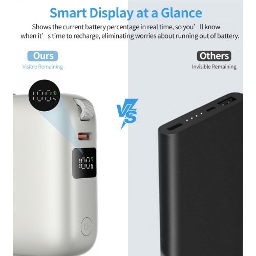 Powerbank Choetech B832 10000mAh 35W (B832-SL) Silver купить в Украине | Telemart фото
