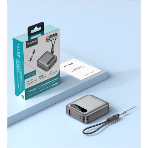 Powerbank Choetech B860 10000mAh 22.5W (B860-CCGY) Grey купить в Украине | Telemart фото