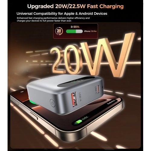 Powerbank Choetech B860 10000mAh 22.5W (B860-CCGY) Grey купить в Украине | Telemart фото