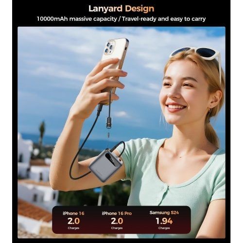 Powerbank Choetech B860 10000mAh 22.5W (B860-CCGY) Grey купить в Украине | Telemart фото