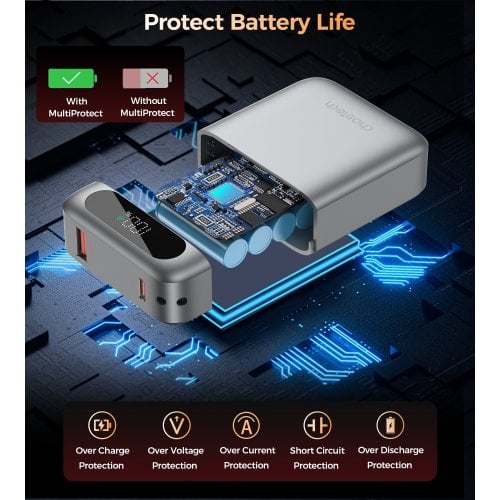 Powerbank Choetech B860 10000mAh 22.5W (B860-CCGY) Grey купить в Украине | Telemart фото