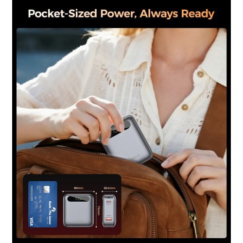 Powerbank Choetech B860 10000mAh 22.5W (B860-CCGY) Grey купить в Украине | Telemart фото