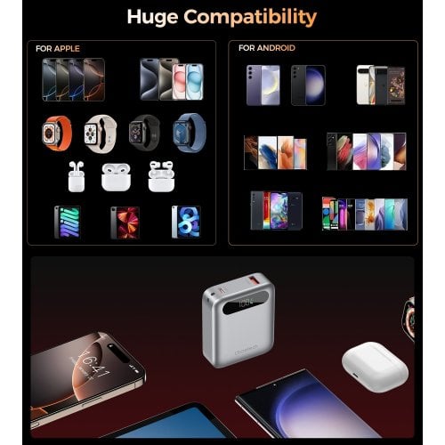 Powerbank Choetech B860 10000mAh 22.5W (B860-CCSL) Silver купить в Украине | Telemart фото