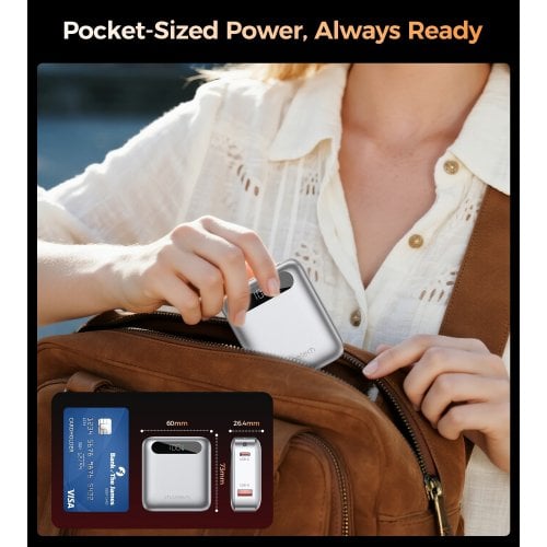 Powerbank Choetech B860 10000mAh 22.5W (B860-CCSL) Silver купить в Украине | Telemart фото