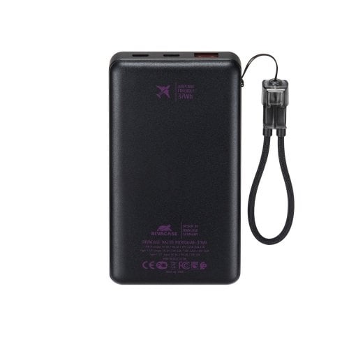 Powerbank Rivacase Rivapower VA2311 10000mAh 22.5W Black купить в Украине | Telemart фото