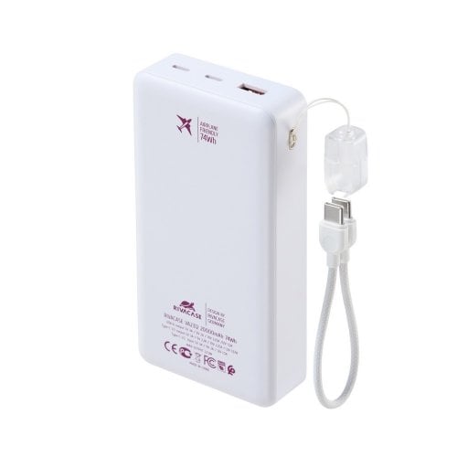 Powerbank Rivacase Rivapower VA2312 20000mAh 22.5W White купить в Украине | Telemart фото