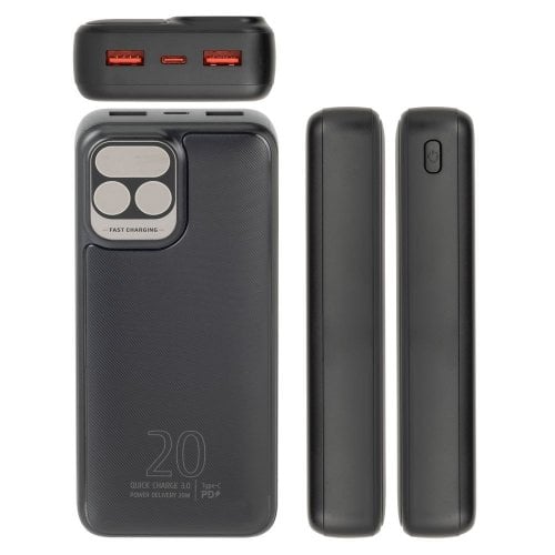 Powerbank Rivacase Rivapower VA2521 20000mAh 22.5W Black купить в Украине | Telemart фото