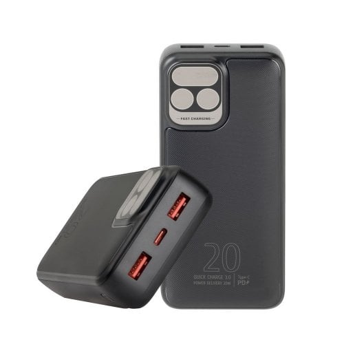 Powerbank Rivacase Rivapower VA2521 20000mAh 22.5W Black купить в Украине | Telemart фото