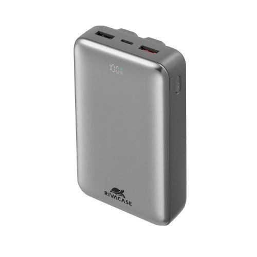 Powerbank Rivacase Rivapower VA2612 20000mAh 30W Grey купити в Україні | Telemart фото