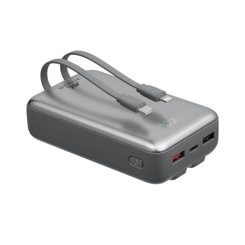 Powerbank Rivacase Rivapower VA2612 20000mAh 30W Grey купити в Україні | Telemart фото