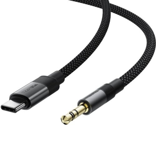 Переходник Acefast J11 USB Type-C to 3.5mm 0.15m (6974316285274) Black купить в Украине | Telemart фото