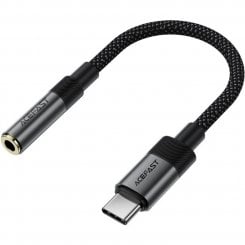 Переходник Acefast J12 USB Type-C to 3.5mm 0.15m (6974316285281) Black