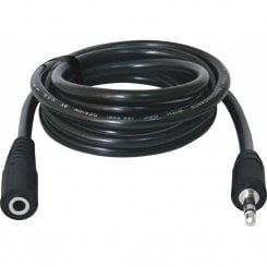 Удлинитель Defender JACK02-05 3.5mm to 3.5mm 1.5m (87511) Black