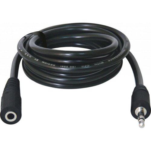 Удлинитель Defender JACK02-05 3.5mm to 3.5mm 1.5m (87511) Black купить в Украине | Telemart фото