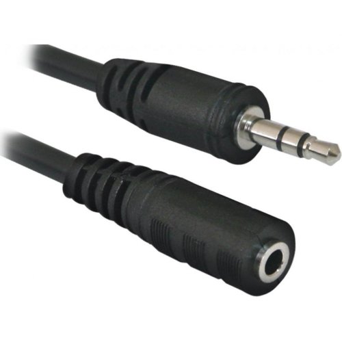 Удлинитель Defender JACK02-05 3.5mm to 3.5mm 1.5m (87511) Black купить в Украине | Telemart фото
