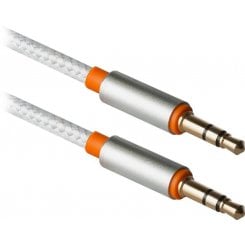 Кабель Defender JACK01-03 3.5mm to 3.5mm 1.2m (87513) White
