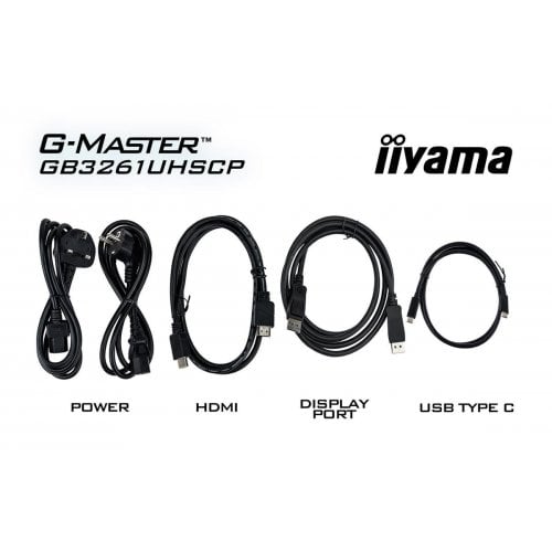Монитор Iiyama 31.5" G-Master GB3261UHSCP-B1 Black (Восстановлено продавцом, 916900) купить в Украине | Telemart фото