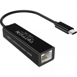 Сетевая карта Choetech R01 USB 3.1 Type-C to Gigabit Ethernet (HUB-R01-BK) Black
