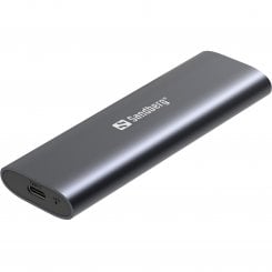 Зовнішня кишеня Sandberg M.2 SSD NVME Enclosure USB 3.2 Type-C (136-39) Grey