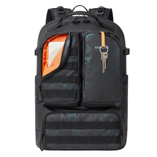 Рюкзак Rivacase 17.3" Sherwood (7663) Navy Camo купить в Украине | Telemart фото