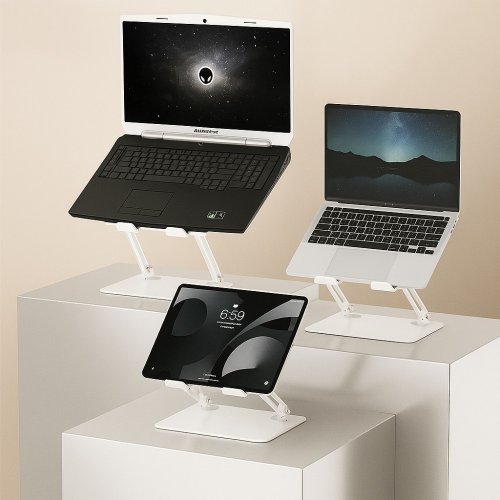 Підставка для ноутбука Media-Tech Laptop Stand (MT2661W) White купити в Україні | Telemart фото