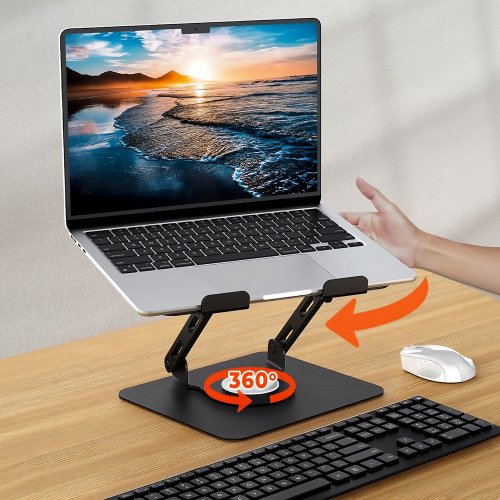 Підставка для ноутбука Media-Tech Roto (MT2662) Black купити в Україні | Telemart фото