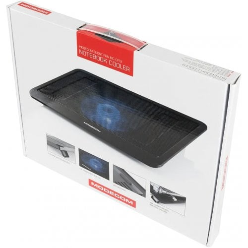 Подставка для ноутбука Modecom Silent Fan MC-CF13 (PL-MC-CF-13) Black купить в Украине | Telemart фото