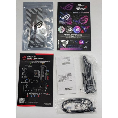 Материнская плата Asus ROG STRIX B860-F GAMING WIFI (s1851, Intel B860) (Восстановлено продавцом, 916935) купить в Украине | Telemart фото