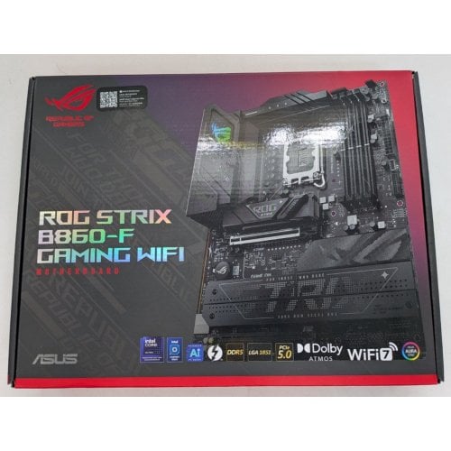 Материнская плата Asus ROG STRIX B860-F GAMING WIFI (s1851, Intel B860) (Восстановлено продавцом, 916935) купить в Украине | Telemart фото