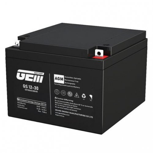 Акумулятор для ДБЖ GEM Battery 12V 30Ah (GS 12-30) купити в Україні | Telemart фото