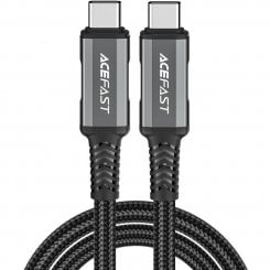 Кабель Acefast C1-09 USB Type-C to USB Type-C V4.0 1m (6974316282631) Black/Gray