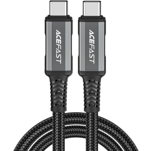 Кабель Acefast C1-09 USB Type-C to USB Type-C V4.0 1m (6974316282631) Black/Gray купить в Украине | Telemart фото