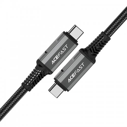 Кабель Acefast C1-09 USB Type-C to USB Type-C V4.0 1m (6974316282631) Black/Gray купить в Украине | Telemart фото