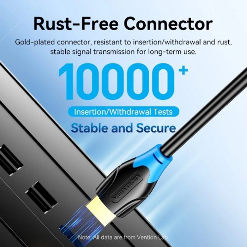 Кабель Vention HDMI to HDMI V2.0 4K 1.5m (AACBG) Black купить в Украине | Telemart фото