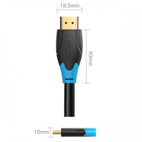 Кабель Vention HDMI to HDMI V2.0 4K 15m (AACBN) Black купить в Украине | Telemart фото