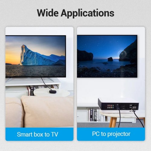 Кабель Vention HDMI to HDMI V2.1 8K 2m (AALBH) Black купить в Украине | Telemart фото