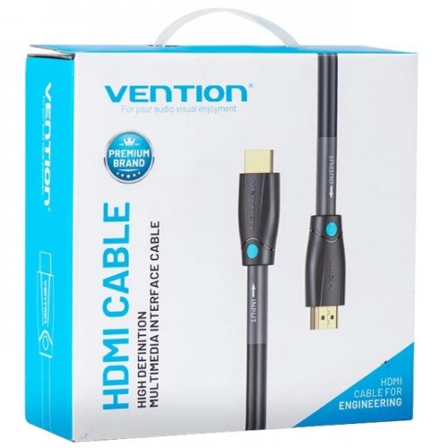 Кабель Vention Engineering HDMI to HDMI V2.0 4K 10m (AAMBL) Black купить в Украине | Telemart фото