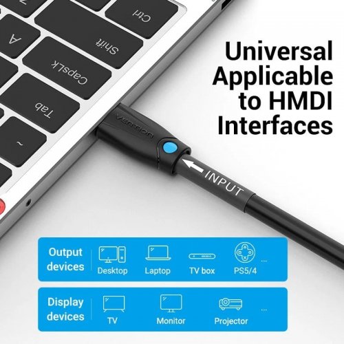 Кабель Vention Engineering HDMI to HDMI V2.0 4K 10m (AAMBL) Black купить в Украине | Telemart фото