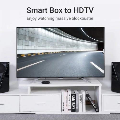 Кабель Vention HDMI to HDMI 270° V2.0 4K 1m (AAQBF) Black купить в Украине | Telemart фото