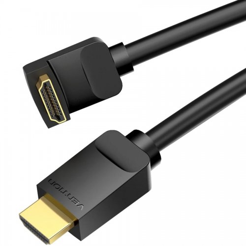 Кабель Vention HDMI to HDMI 270° V2.0 4K 1.5m (AAQBG) Black купить в Украине | Telemart фото