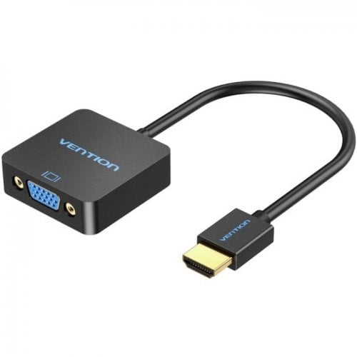 Переходник Vention HDMI to VGA + Audio 1080P 0.15m (ACRBB) Black купить в Украине | Telemart фото