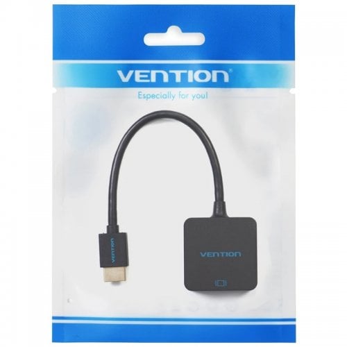 Переходник Vention HDMI to VGA + Audio 1080P 0.15m (ACRBB) Black купить в Украине | Telemart фото